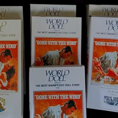 Lot 102:  Seven “Gone With The Wind” Dolls