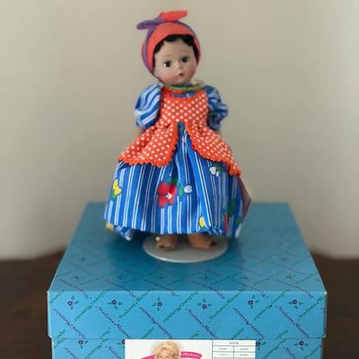 348: Madame Alexander “Jamaica” International Doll No. 542 with Original Box  Vintage Madame Alexand