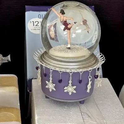 Lot 144: Dale Earnhardt Tankard, Michelle Kwan Snow Globe, Lighted McDonald’s Ceramic Sculpture