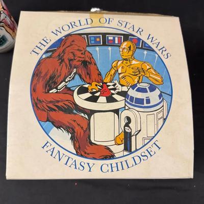 254: Vintage The World Of Stars Wars Fantasy Childset 3 Pc Dishware