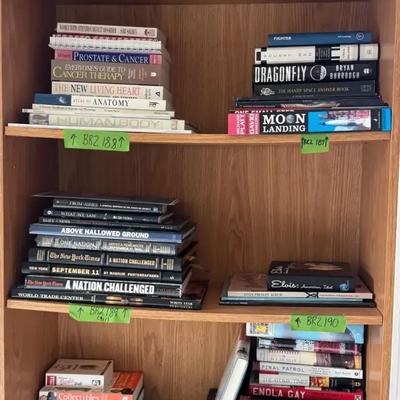 Lot 608:  Laminate Wood Bookcase (Contents Not Included)