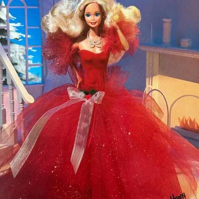 Lot 112:  1988 Special Edition Happy Holiday’s Barbie