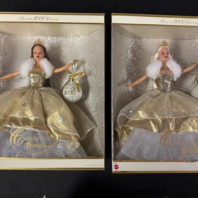 230: 2000 Celebration Barbie And Teresa Dolls