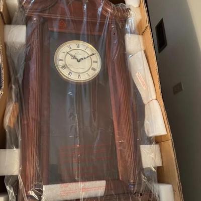 280: Bulova Westminster Chime  Wall Clock New In Box 