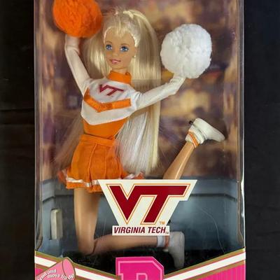 428: 1996 University Barbie Virgjnia Tech New In Box