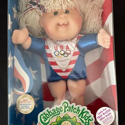 464: 1995 Cabbage Patch Kids Olympikids Special Edition USA Doll – New in Box