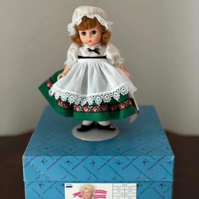 350: Madame Alexander “Ireland” International Doll No. 551 with Original Box  Vintage Madame Alexand