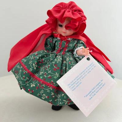 368: Madame Alexander “Red Riding Hood” #465 Miniature Showcase Doll  Vintage Madame Alexander Minia