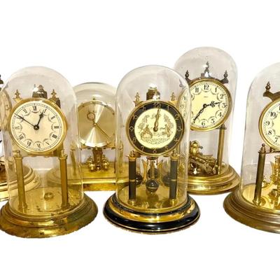 Vintage Brass Anniversary Clocks (Need Repairs)