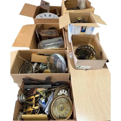 Clock Parts & Accessories Mystery Lot 