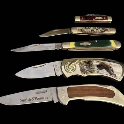 Smith & Wesson, Remington Pocket Knives, & More 