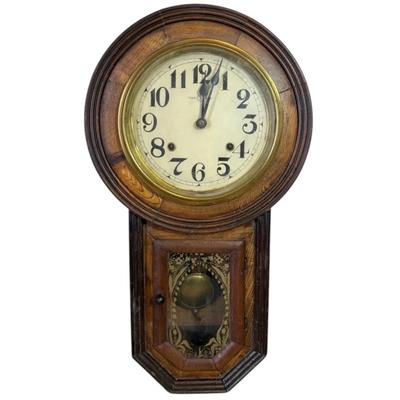 Ansonia Clock Co. Regulator Wall Clock