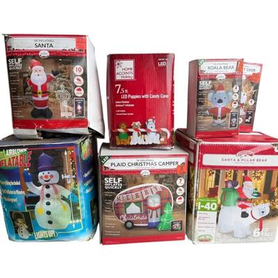 7 Christmas Inflatables 