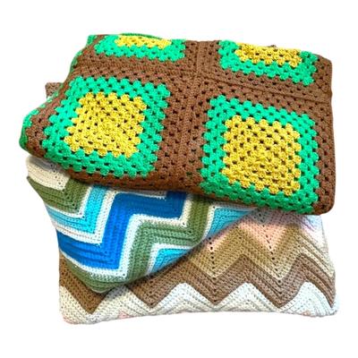 3 Crochet Lap Blankets