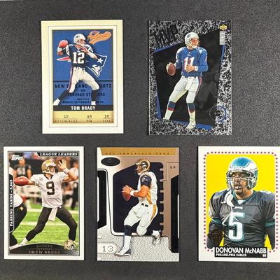 NFL Quarter Back Lot #1 - 10 cards total.