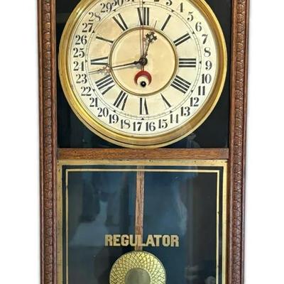 Vintage Sessions Store Regulator Wall Clock