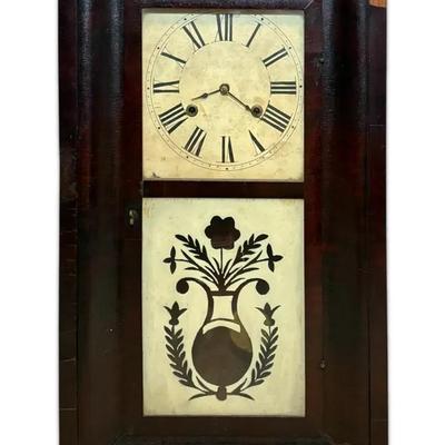 Antique Ogee Weight Driven Shelf Clock