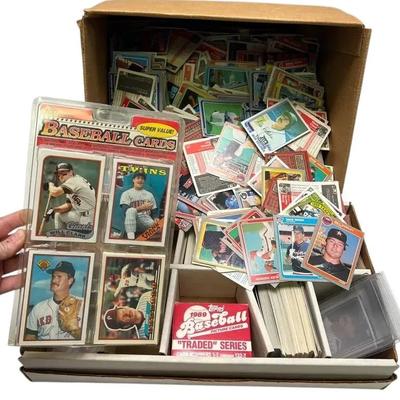 1980’s-1990’s Topps, Score, Fleer And More Baseballs + Football Cards