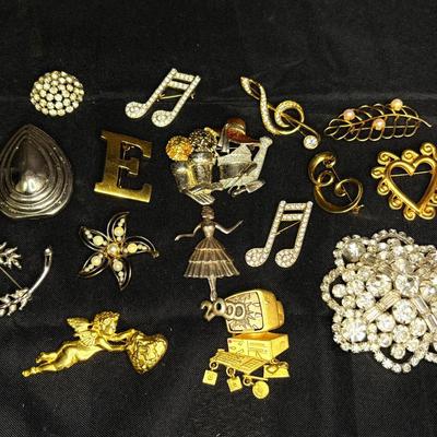 Vintage Pins And Brooches- Monet, Danecraft, And More 