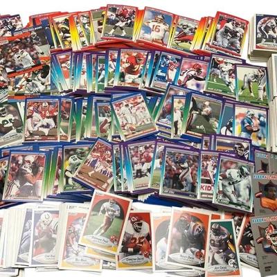 1990 Fleer And Score Football Trading Cards