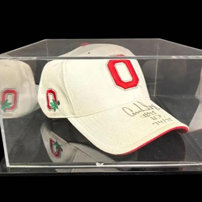 Signed Archie Griffin #45 74/75 Ohio State Football Hat