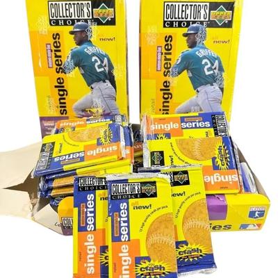 1995 Upper Deck Collector’s Choice Baseball Card Boxes And Packs