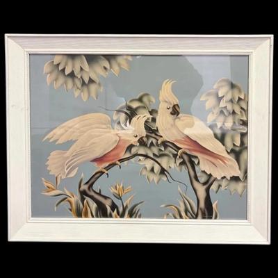 (32.5"x27") Framed Turner Parrot Print