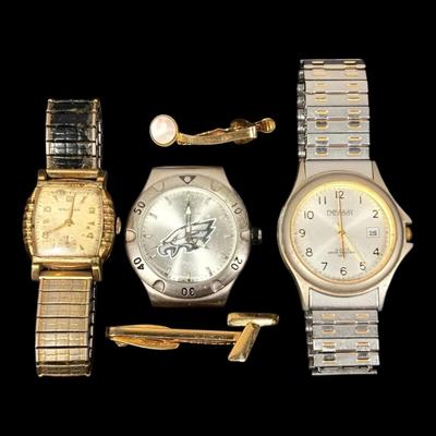 Men’s Watches And Tie Clips