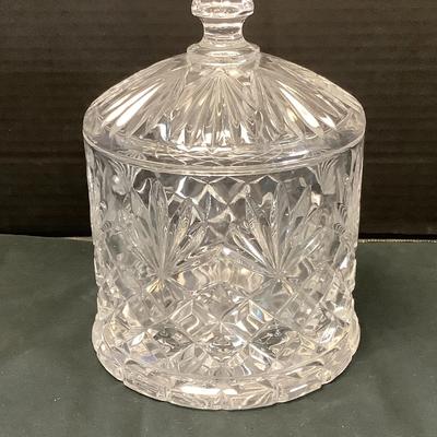 Crystal Lidded Jar