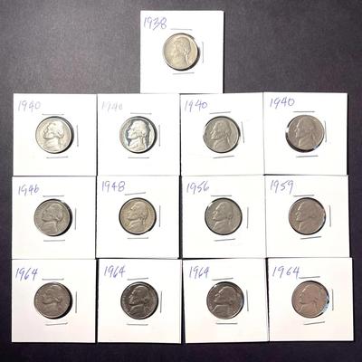 Collection Of US Nickels (13)