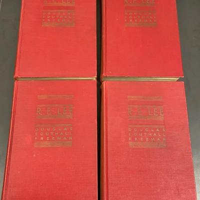 R.E. Lee By Douglass Southall Freeman Books 1-4
