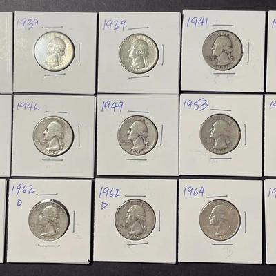 Collection Of US Quarters (21)