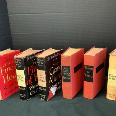 Winston Churchill WWII Books (6)