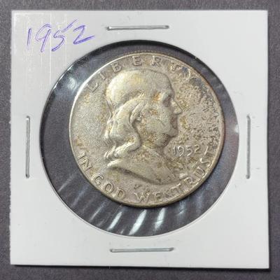 1952 Franklin Half Dollar Coin