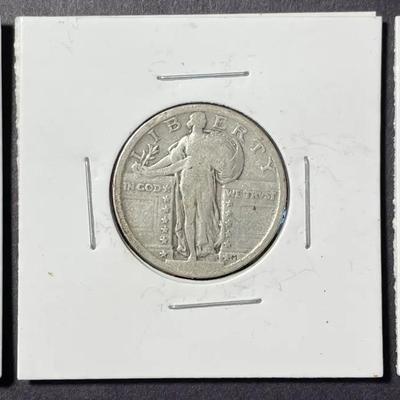 Collection Of US Standing Liberty Quarters (3)
