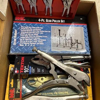 New Gear Puller Sets, Locking Pliers & Chisel Set
