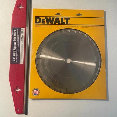 Dewalt 12” Circular Saw Blade And 24” Multi-Purpose Trim Guard