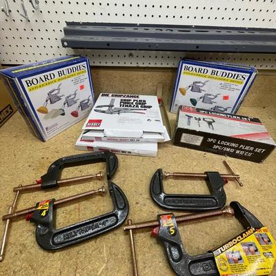 Olympia Clamps Board Buddies Bessey Grip Pliers Locking Pliers 