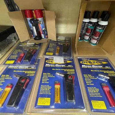 Portable Butane Powered Hot Air Guns Torches Butane Cannisters