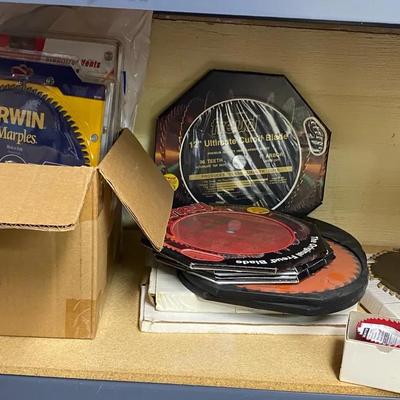 Collection Of New In Box Saw Blades Includes Freud, Diablo, Irwin, & CMT