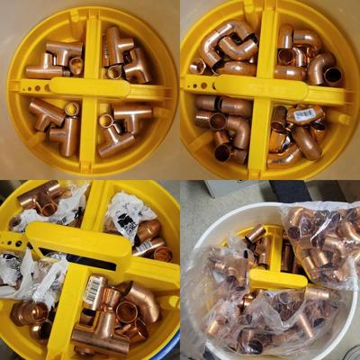 NEW Copper Pipe Fittings: Used For Gas, Plumbing, & Hvac #2