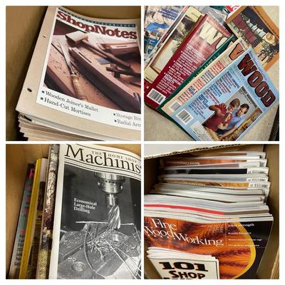 Magazine Mystery Lot Fine Woodworking Shop Notes Popular Electronics And More