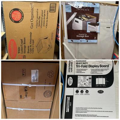 New Storage Letter/Legal Boxes & Display Boards