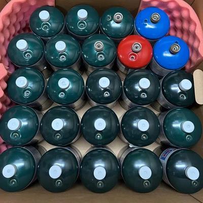 Set Of 24 Propane Fuel Cylinders