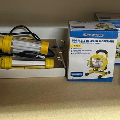 New Halogen Worklights - Portable & Clamp