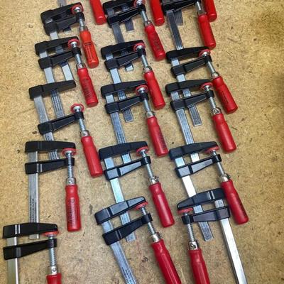 Eighteen Bessey 2” X 4” Wood Clamps 