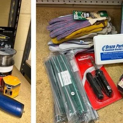 Mix Of Welding And Soldering Supplies