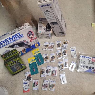 NEW Dremel, Wheel Set. Rubber Abrasuve Set & More