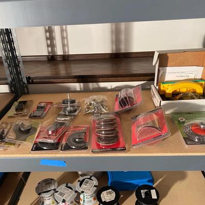 Collection Of New In Box Circular Brushes, Fiber Discs, & Blades