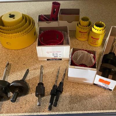 Starrett Bi-Metal Hole Saw Set & Morse Bi Metal Hole Saw